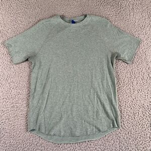 Kit &‎ Ace Shirt Men's S Green Gray Tee Crew Neck Cashmere Blend Soft Gym Casual